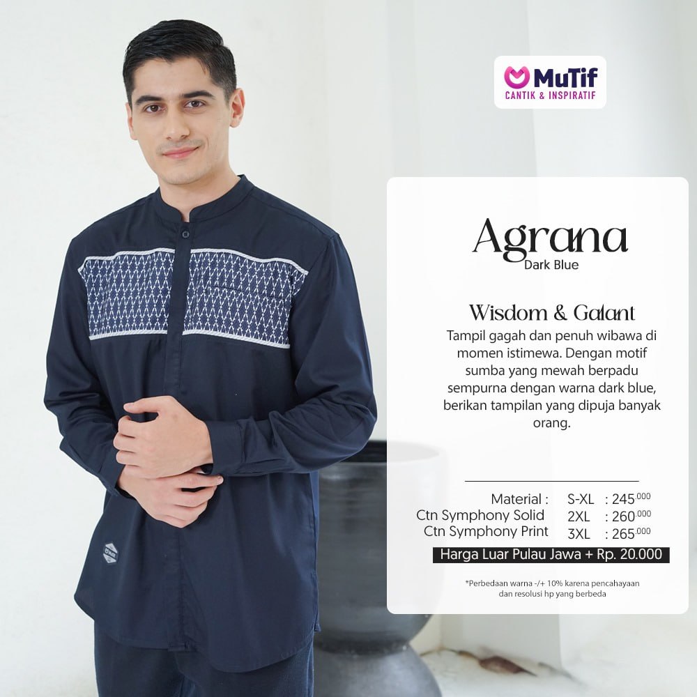 MUTIF AGRANA NAVY BLAZER