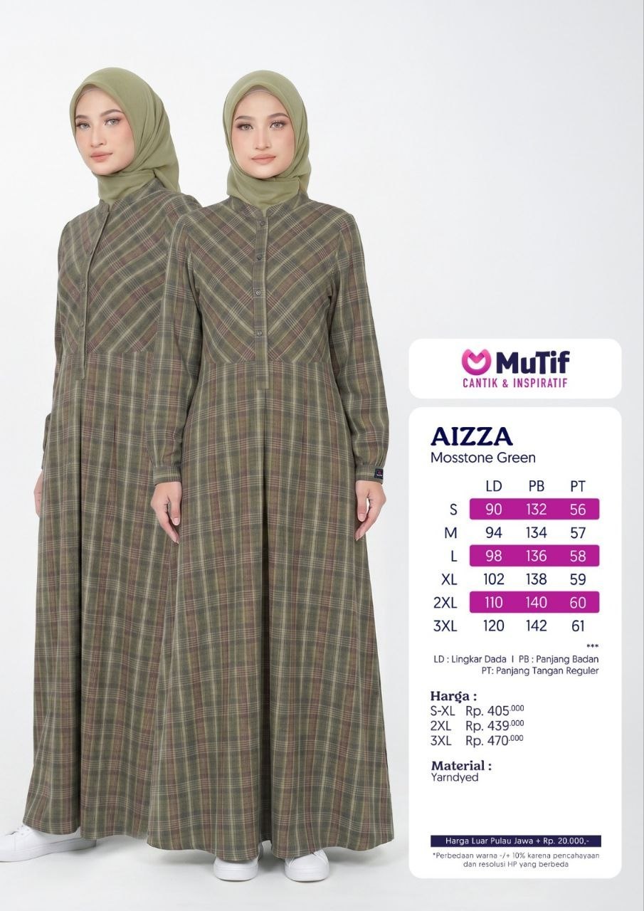MUTIF AIZZA MOSSTONE GREEN