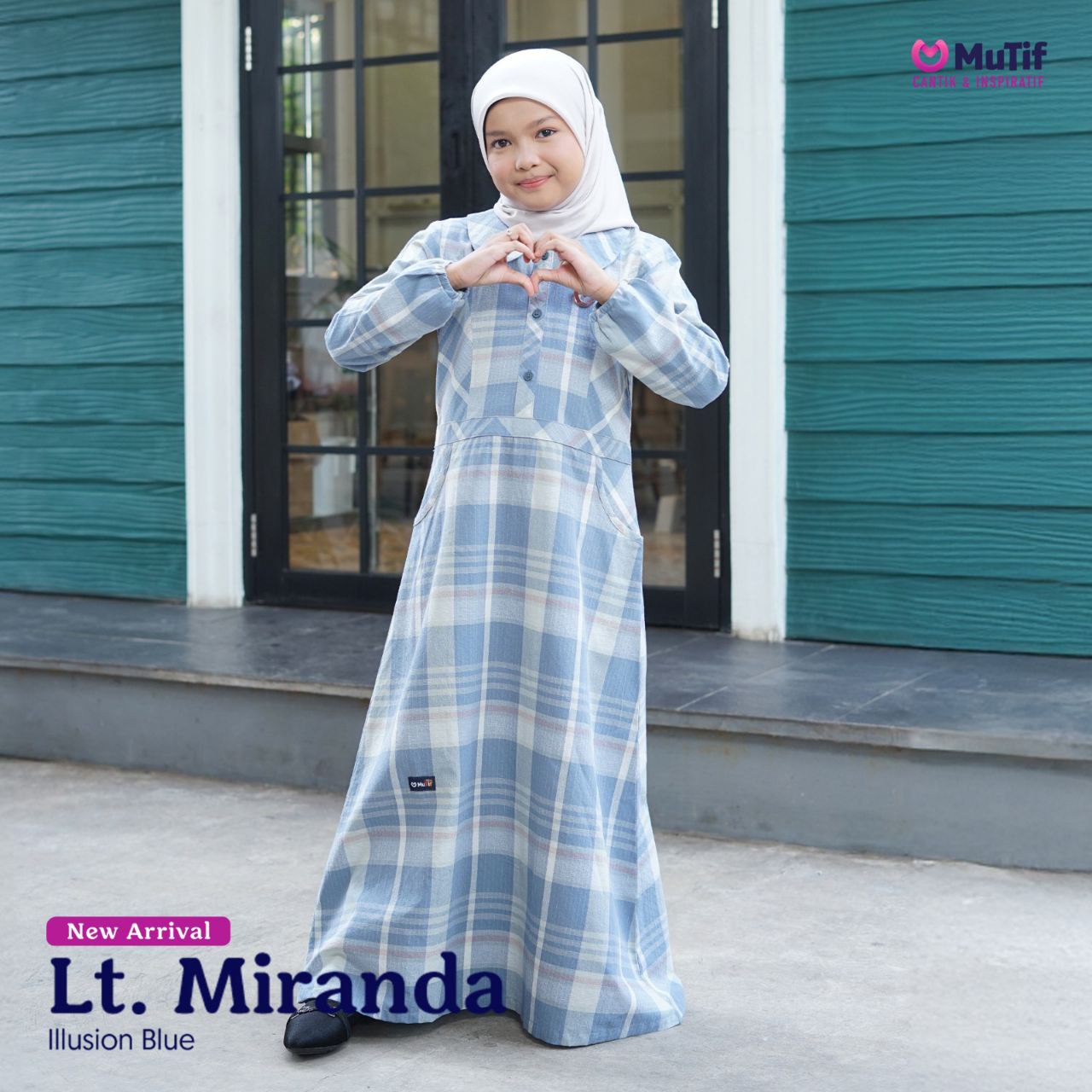 MUTIF LITTLE MIRANDA ILLUSION BLUE