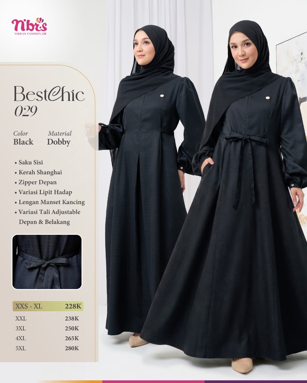NIBRAS BESTCHIC 029 BLACK