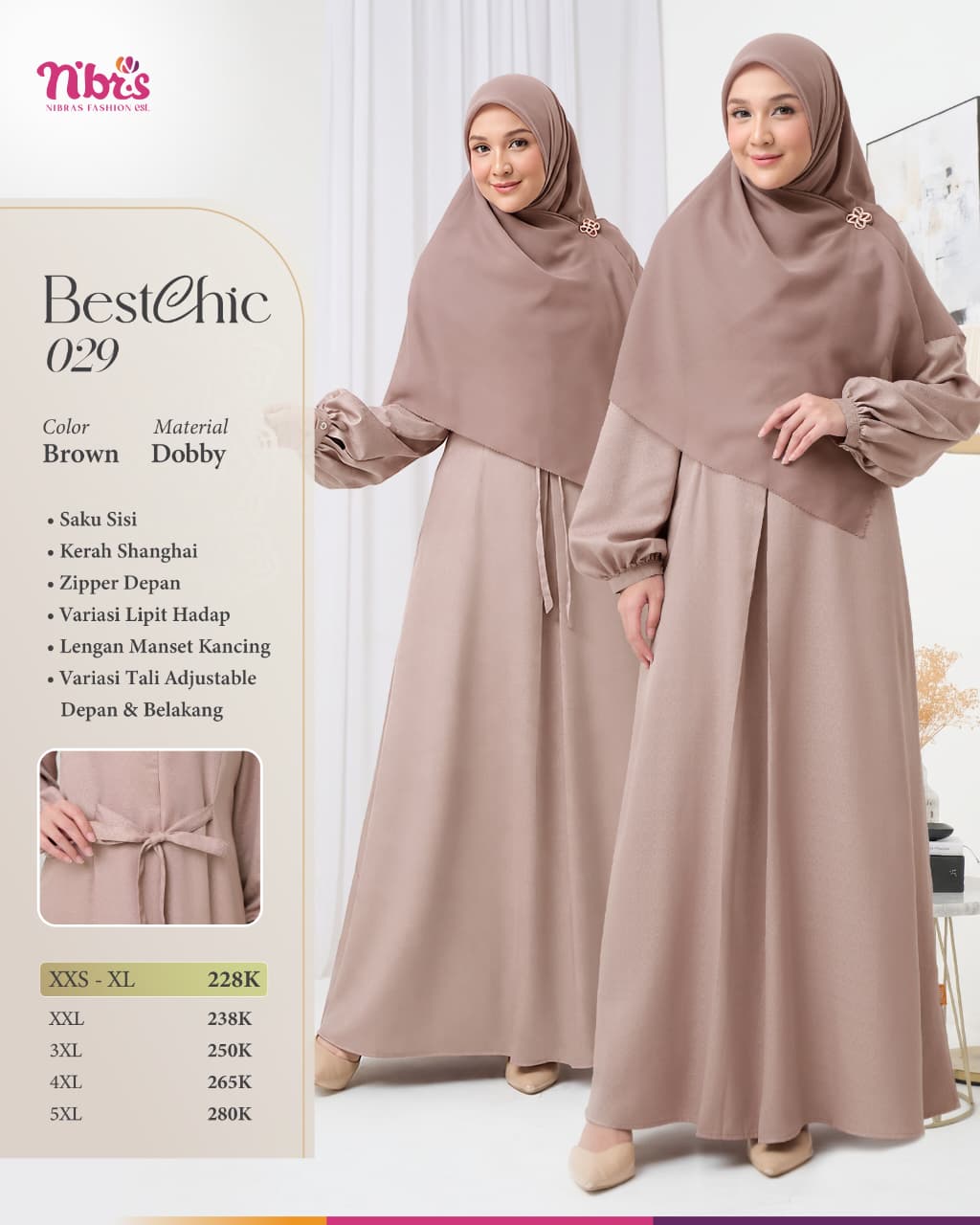 NIBRAS BESTCHIC 029 BROWN