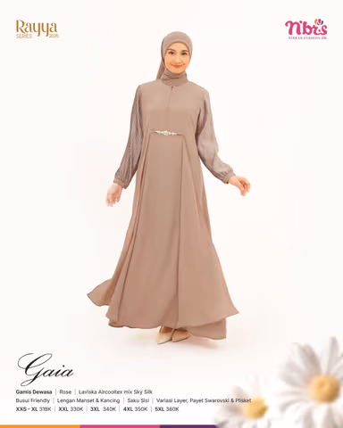 NIBRAS GAIA GAMIS ROSE GRADE B