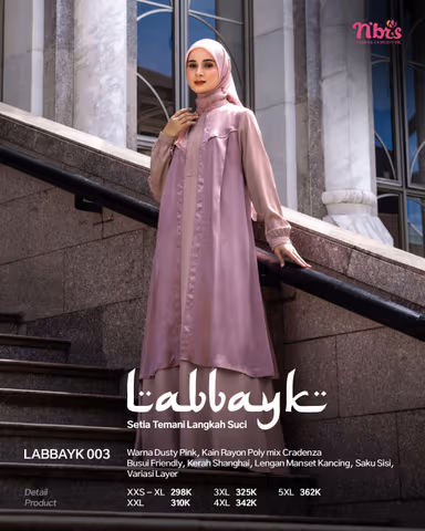 NIBRAS LABBAYK 003 DUSTY PINK GRADE B