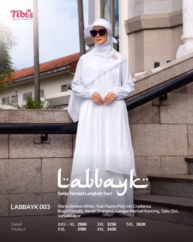NIBRAS LABBAYK 003 WHITE GRADE B