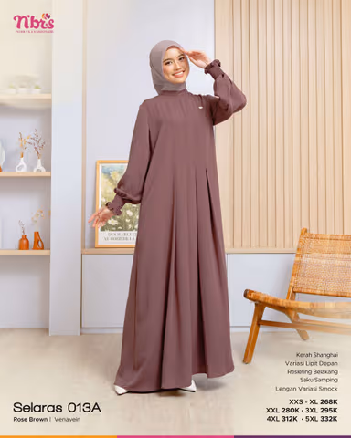 NIBRAS SELARAS 013 A ROSE BROWN GRADE B