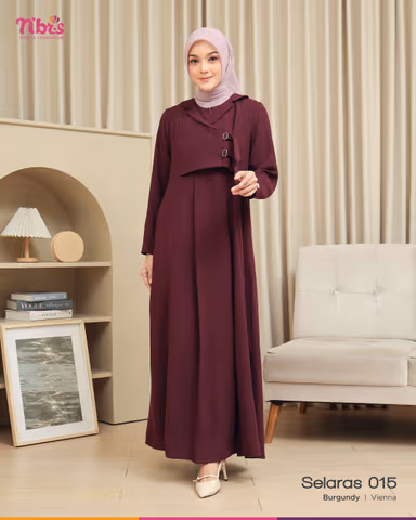 NIBRAS SELARAS 015 BURGUNDY GRADE B