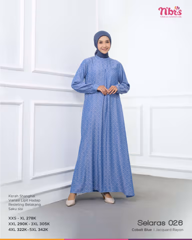 NIBRAS SELARAS 026 COBALT BLUE GRADE B
