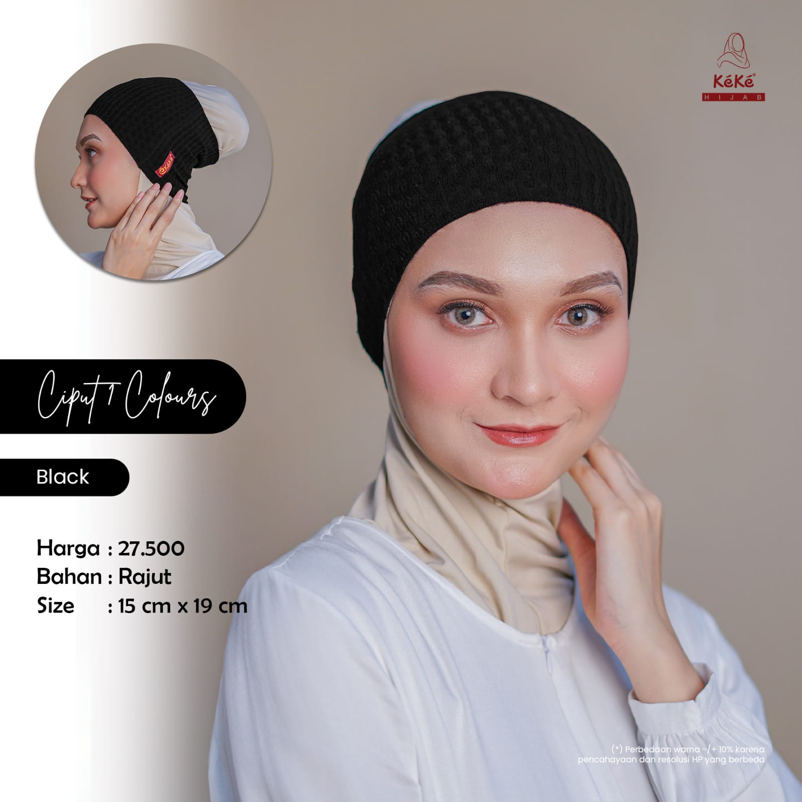 KEKE BSC - CP CL CIPUT KNITTING 01 COLOURS BLACK