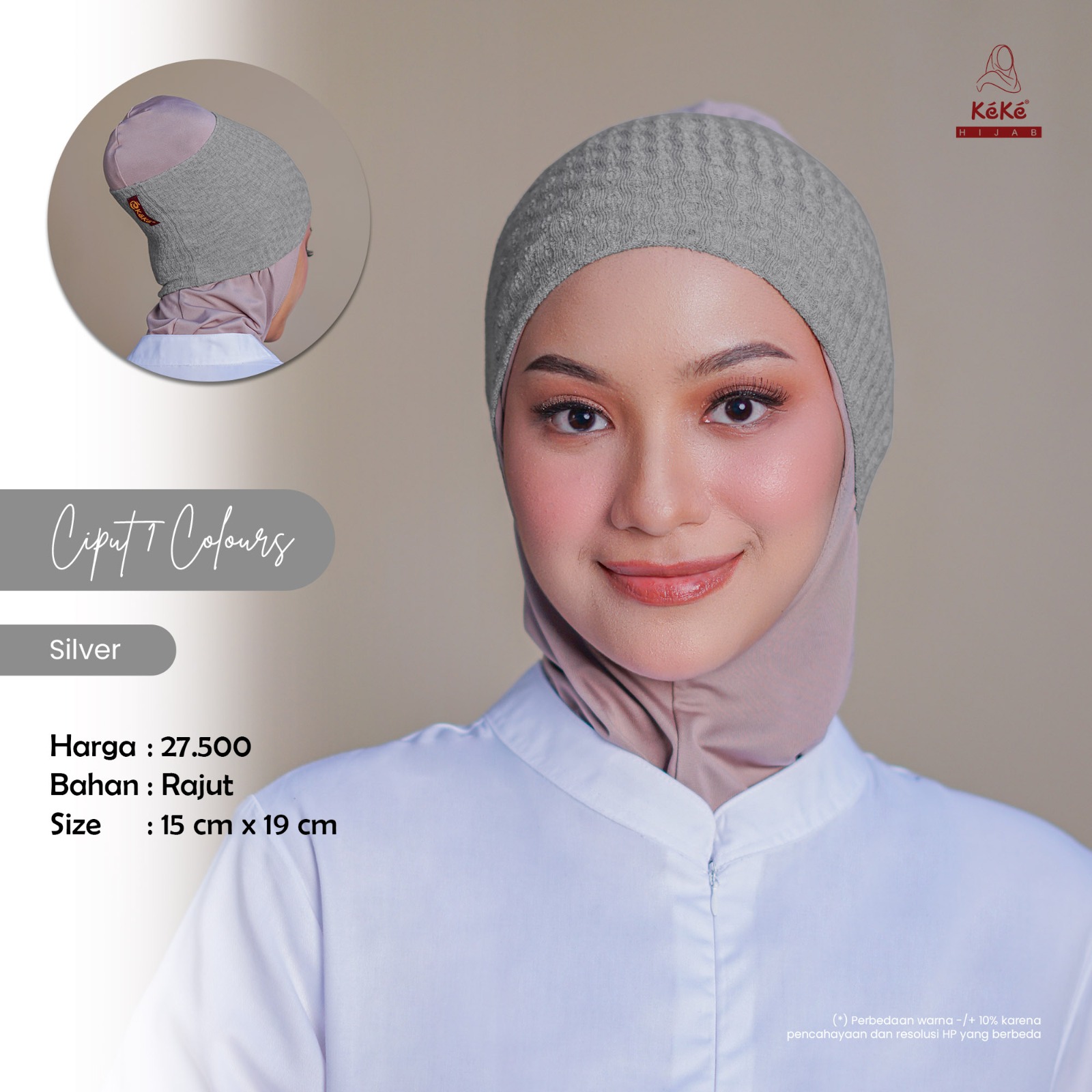 KEKE BSC - CP CL CIPUT KNITTING 01 COLOURS SILVER GRAY