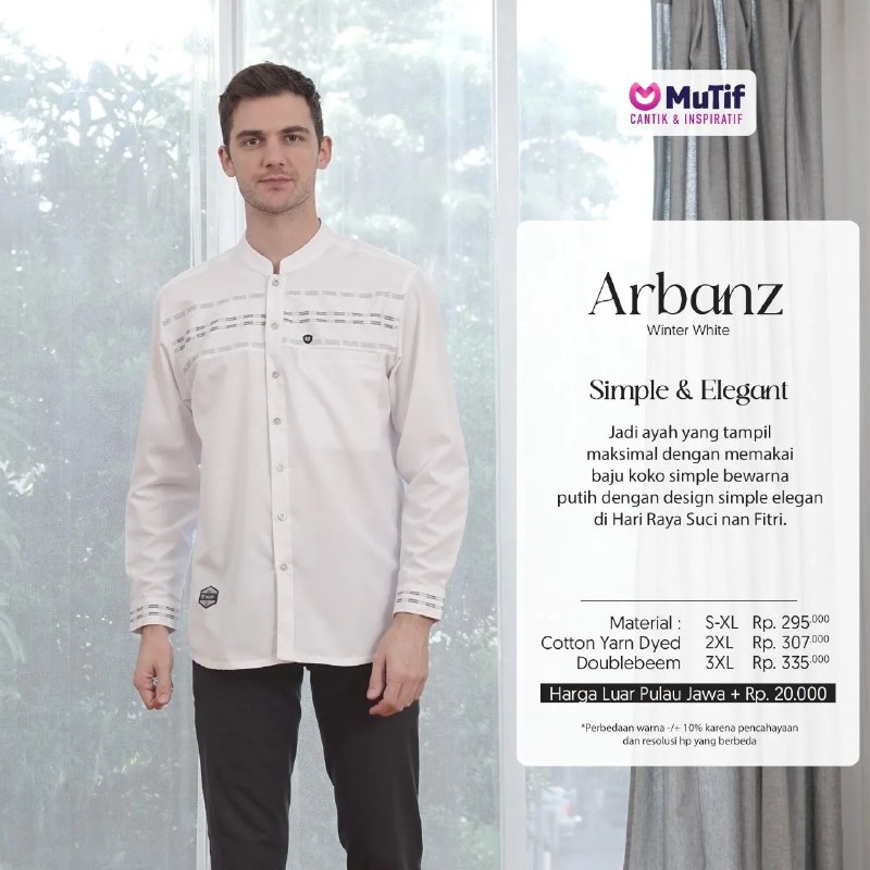 MUTIF ARBANZ WINTER WHITE