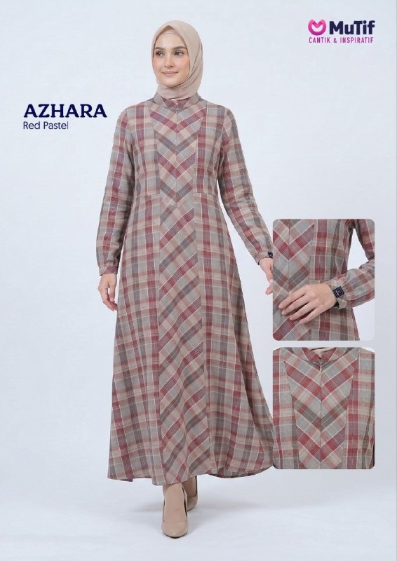 MUTIF AZHARA RED PASTEL