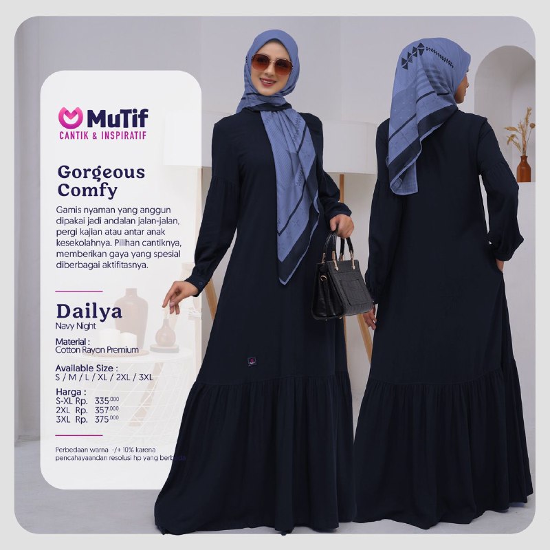 MUTIF DAILYA NAVY NIGHT
