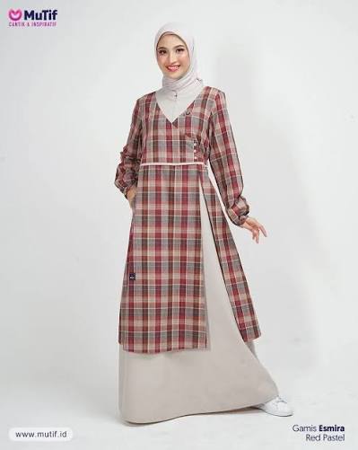 MUTIF ESMIRA RED PASTEL