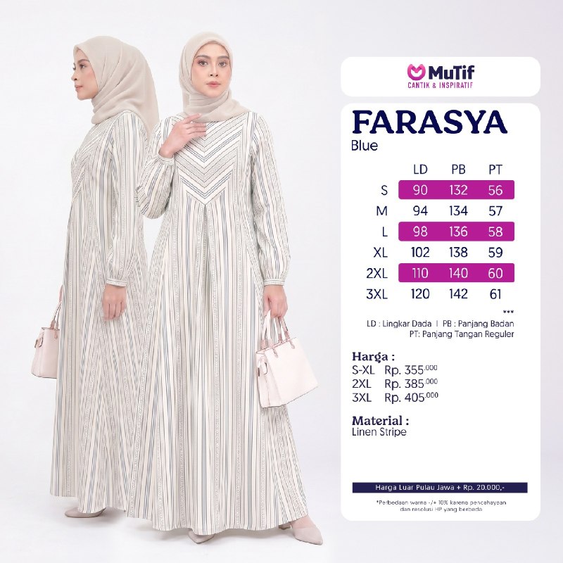 MUTIF FARASYA BLUE WHITE