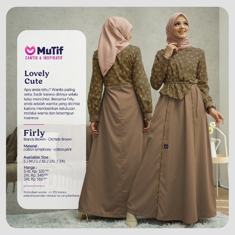 MUTIF FIRLY BRANDY BROWN - ORCHIDE BROWN