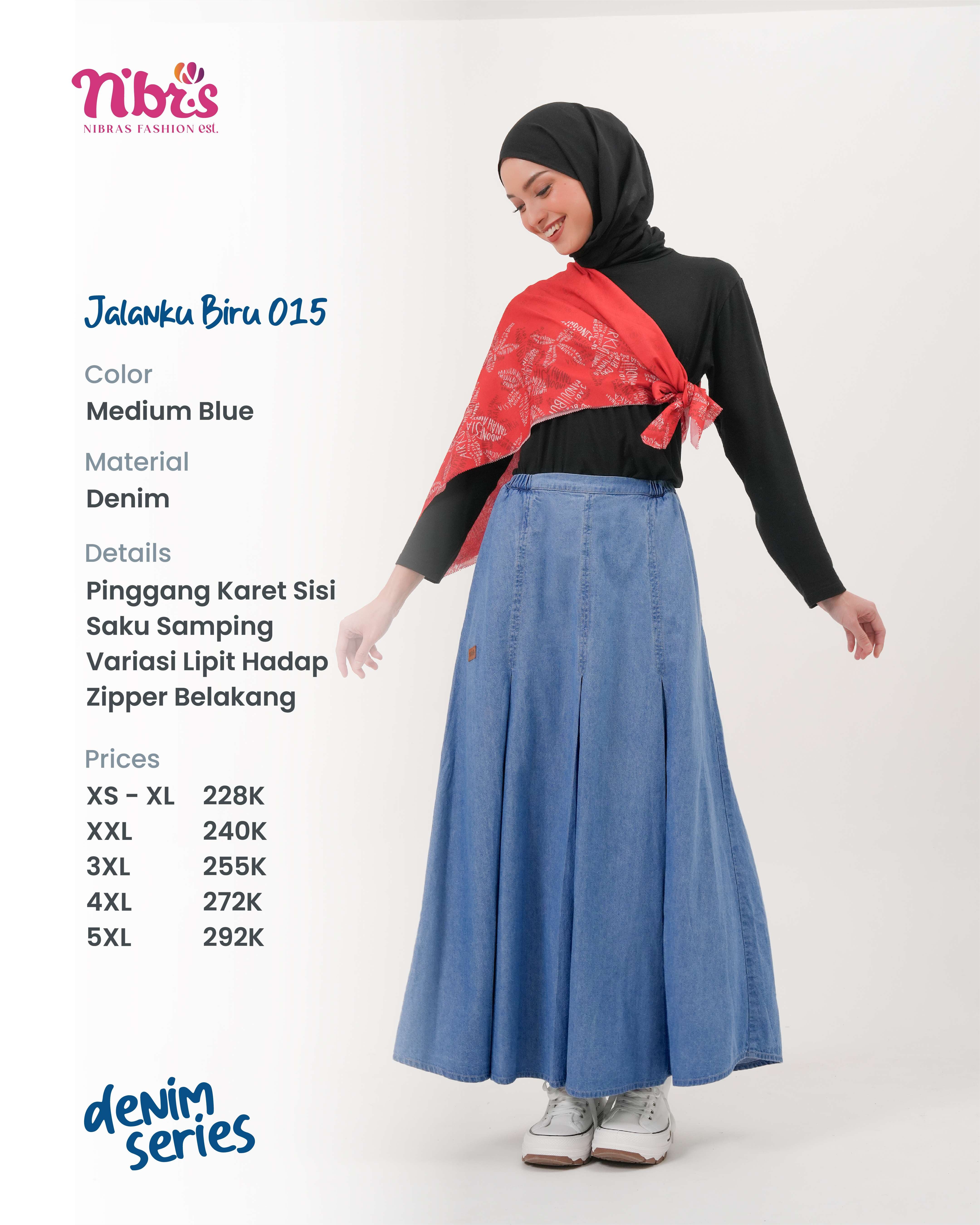 NIBRAS JALANKU BIRU 015 MEDIUM BLUE