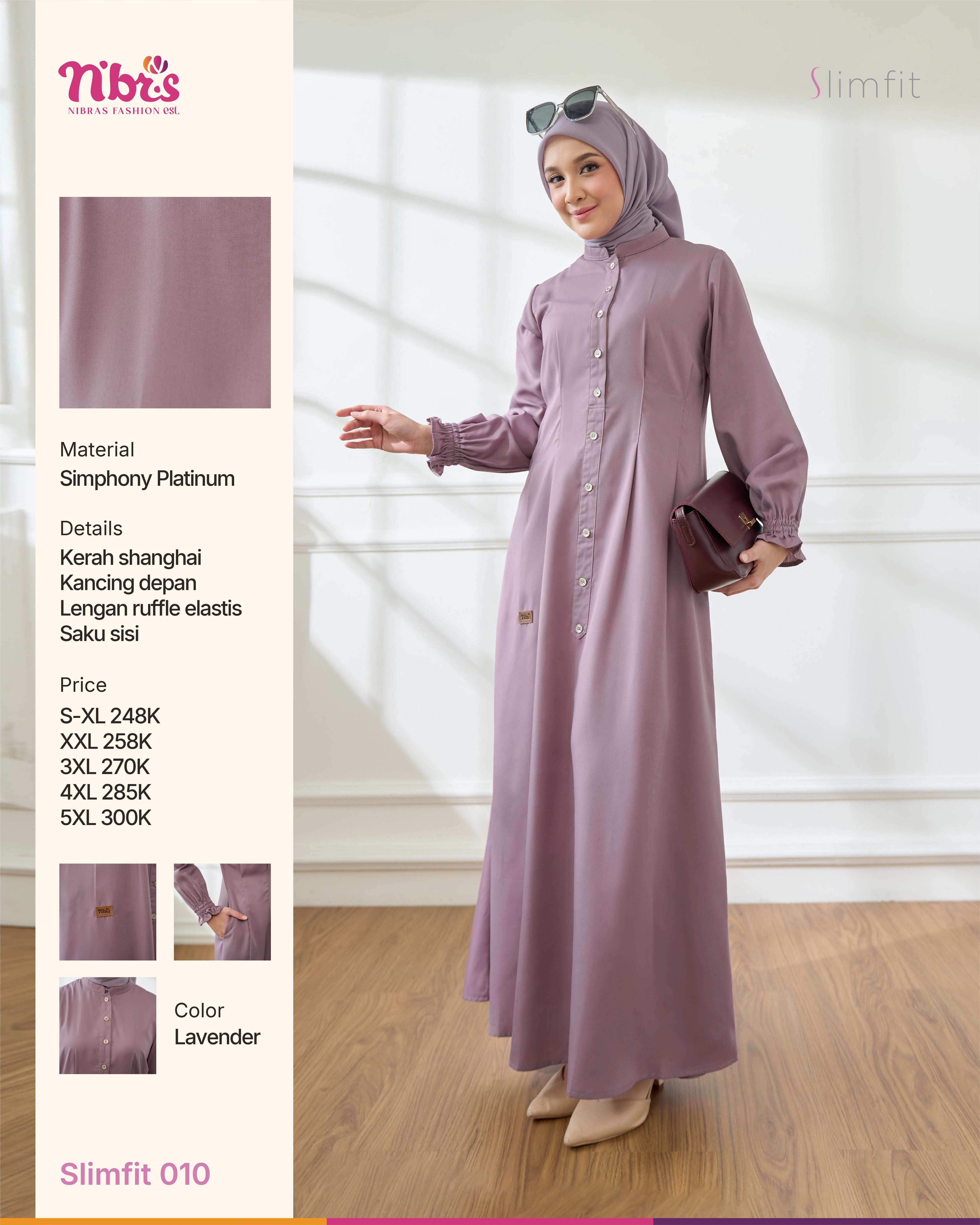 NIBRAS SLIMFIT 010 LAVENDER
