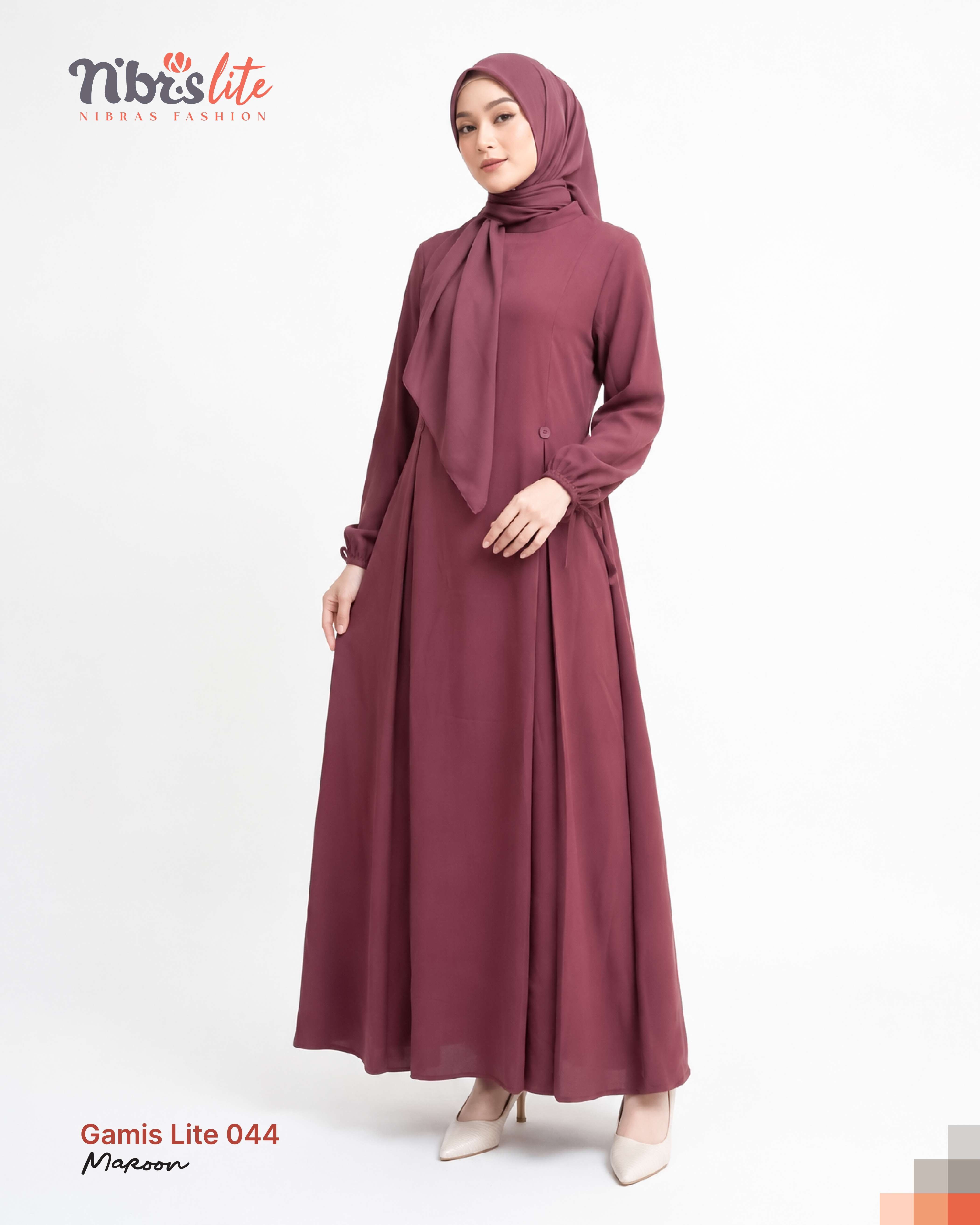 NIBRAS GAMIS LITE 044 MAROON