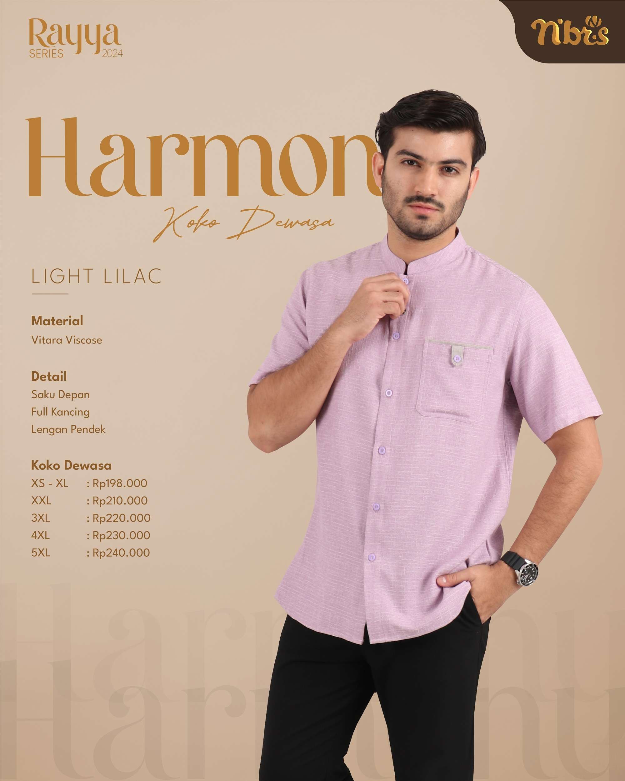 NIBRAS HARMONY KOKO LIGHT LILAC