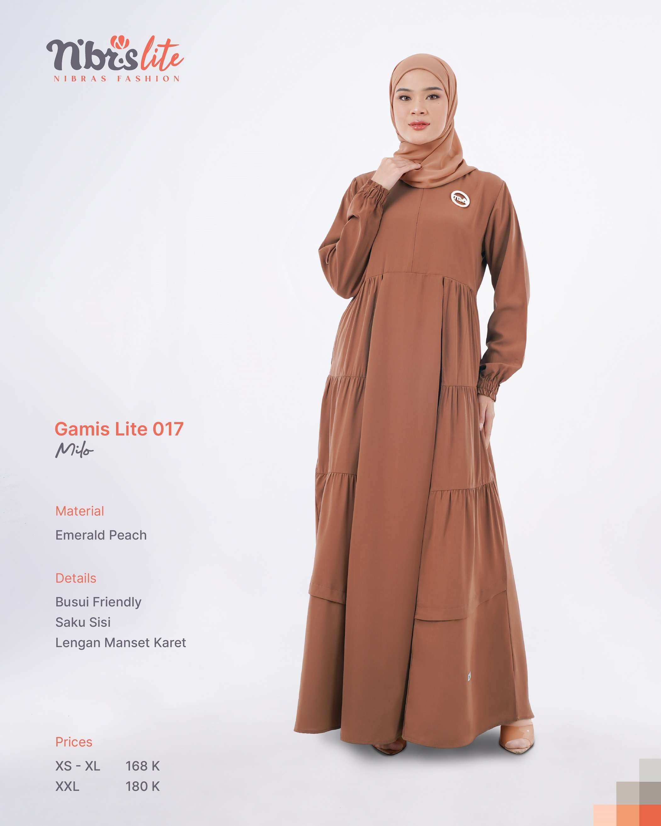 NIBRAS GAMIS LITE 017 MILO GRADE B