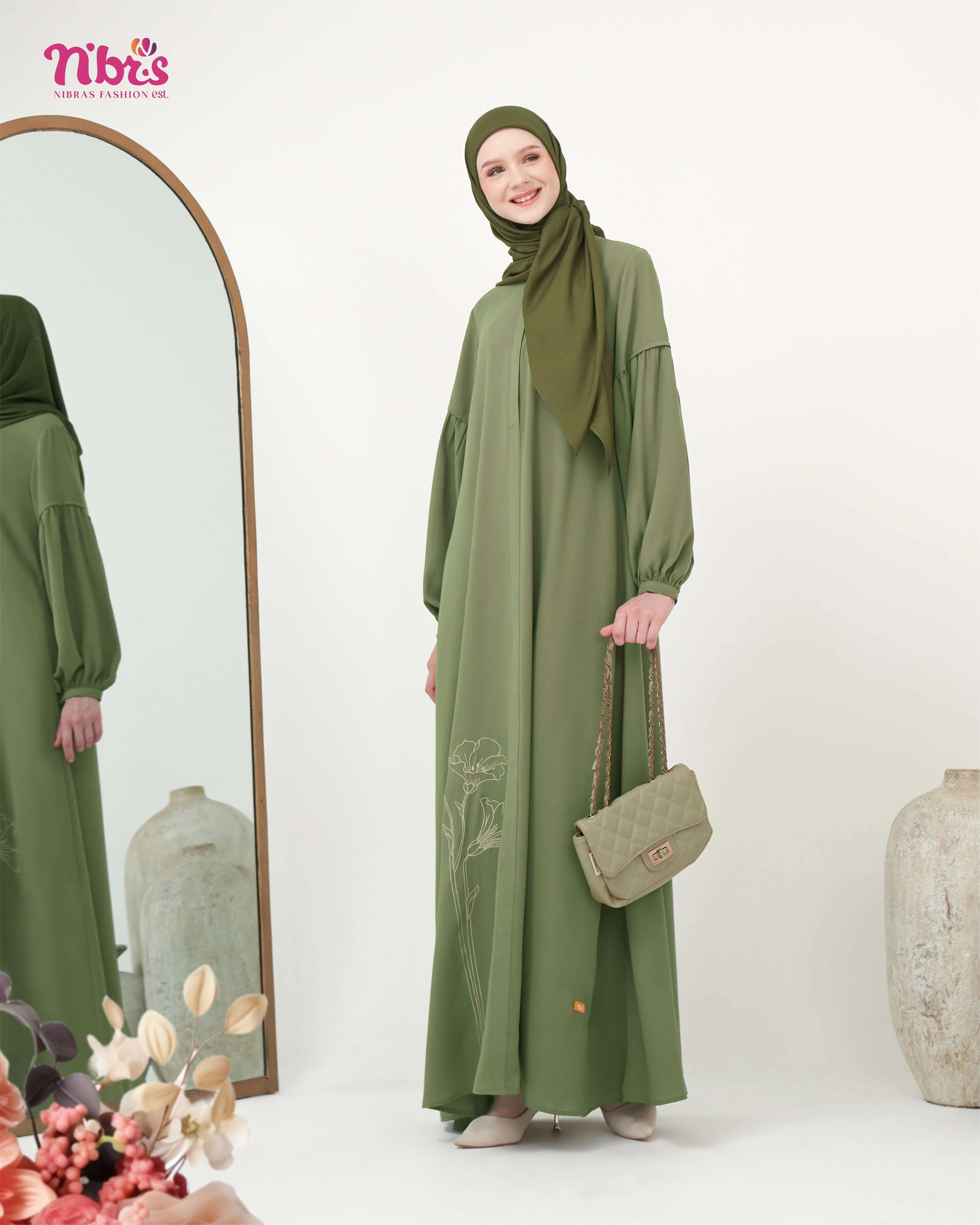NIBRAS TANDA CINTA 007 OLIVE
