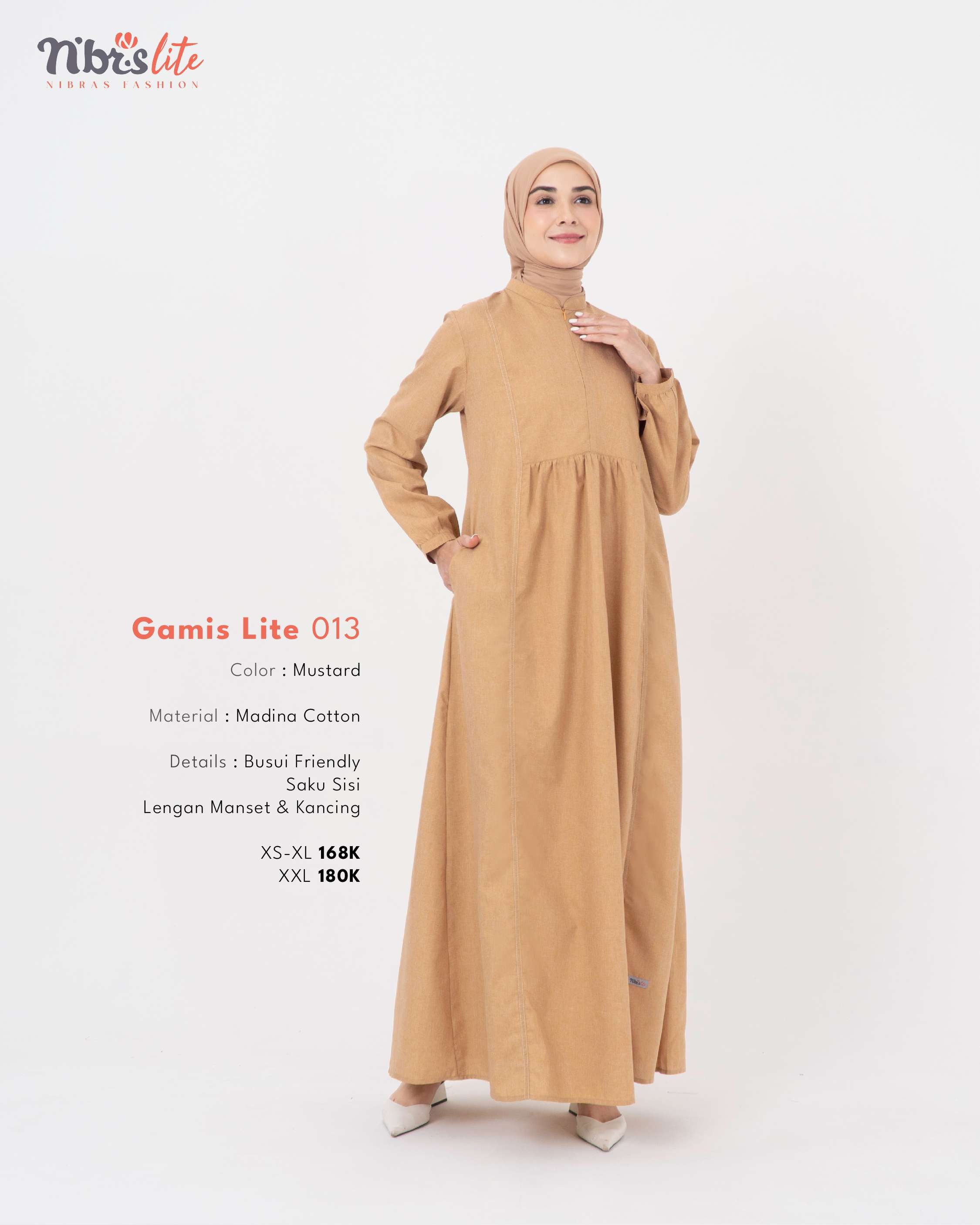 NIBRAS GAMIS LITE 013 MUSTARD