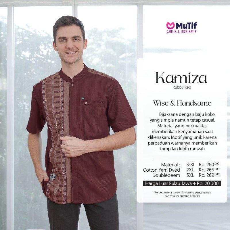 MUTIF KAMIZA RUBY RED