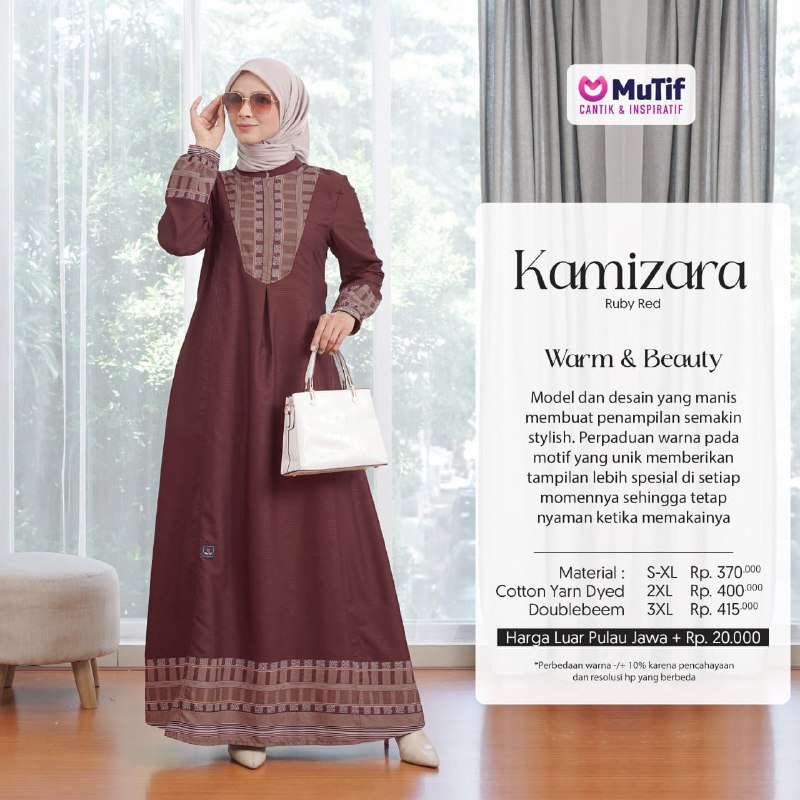 MUTIF KAMIZARA RUBY RED