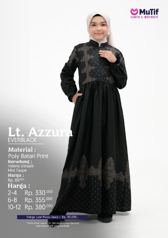 MUTIF LITTLE AZZURA EVERBLACK