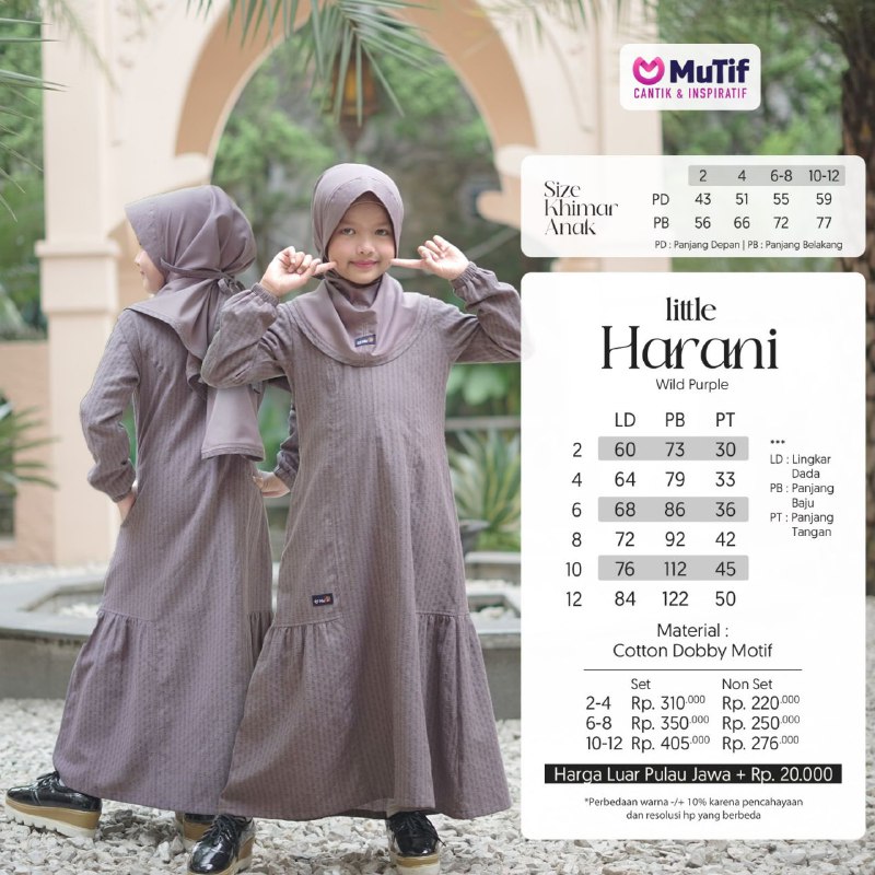 MUTIF LITTLE HARANI WILD PURPLE