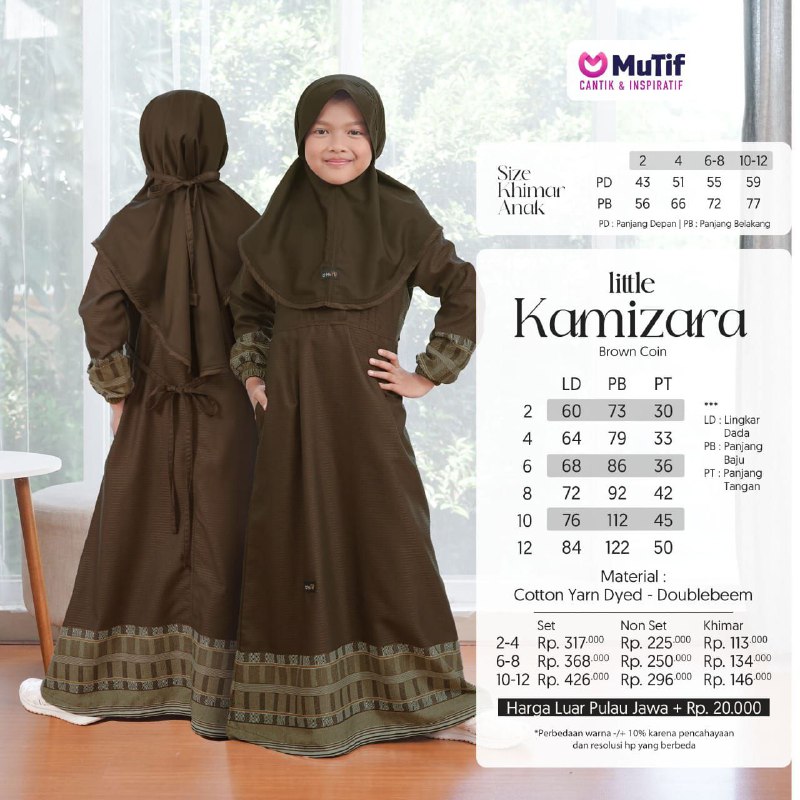 MUTIF LITTLE KAMIZARA OLIVE GREEN