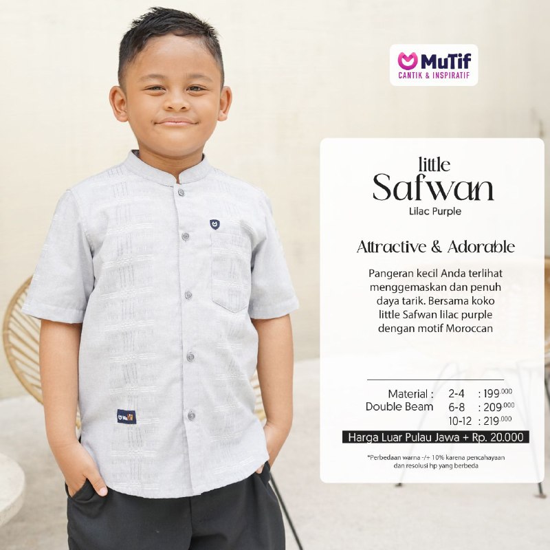 MUTIF LITTLE SAFWAN GREY CLOUD