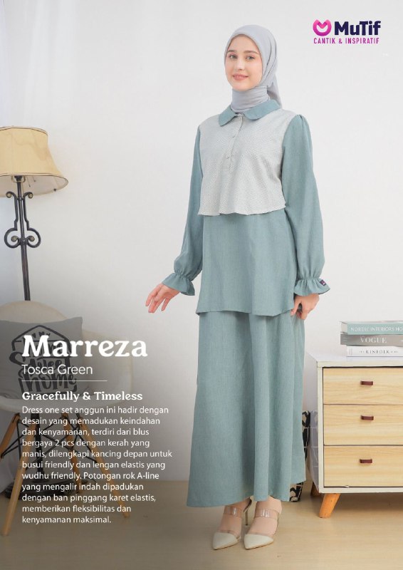 MUTIF MARREZA TOSCA GREEN SET