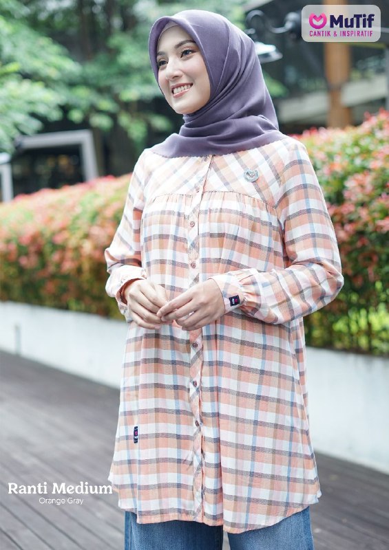 MUTIF RANTI ORANGE GREY MEDIUM