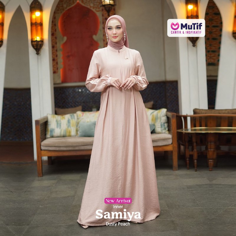 MUTIF SAMIYA INNER DUSTY PEACH GRADE B