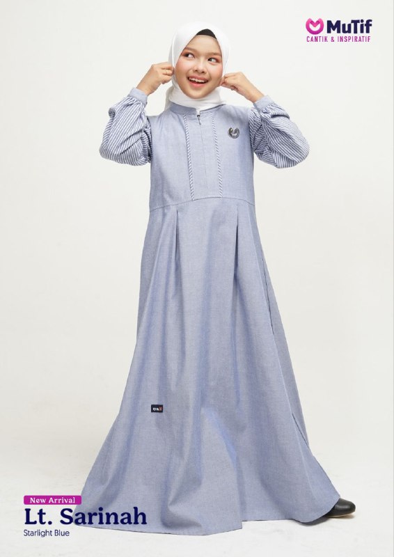MUTIF LITTLE SARINAH STALIGHT BLUE