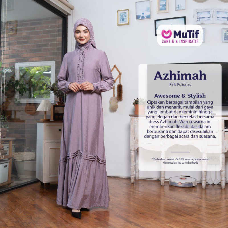 MUTIF AZHIMAH PINK POLIGNAC
