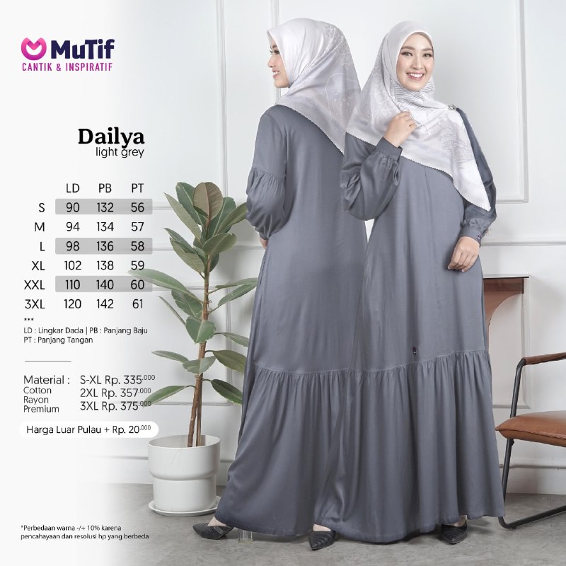 MUTIF DAILYA LIGHT GREY