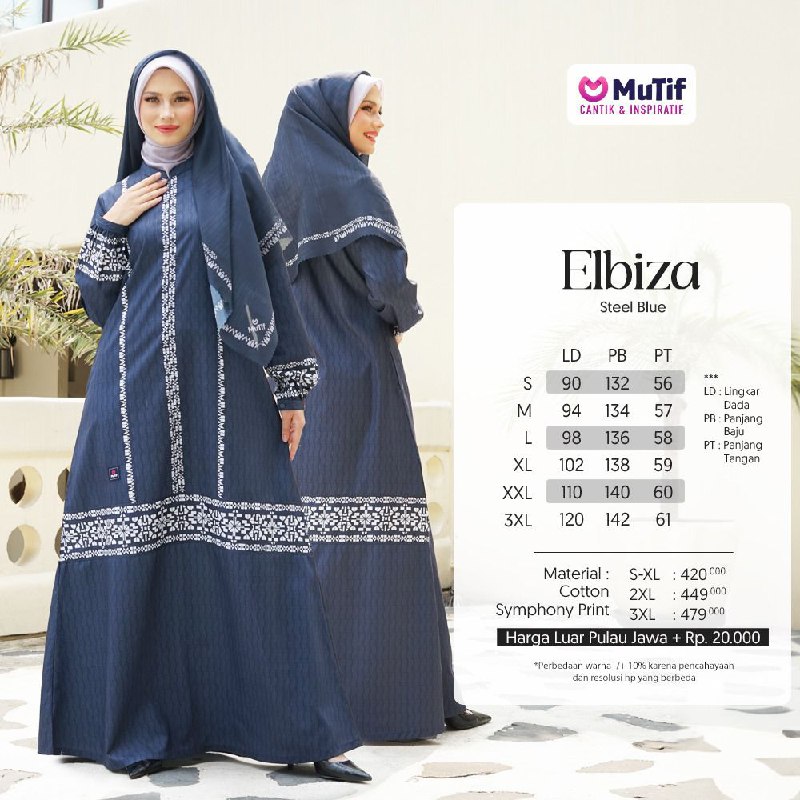 MUTIF ELBIZA STEEL BLUE
