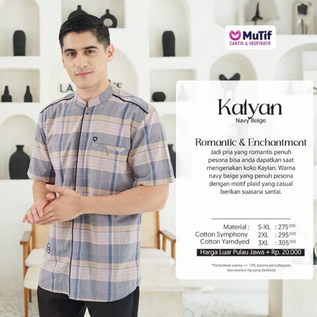 MUTIF KALYAN NAVY BEIGE