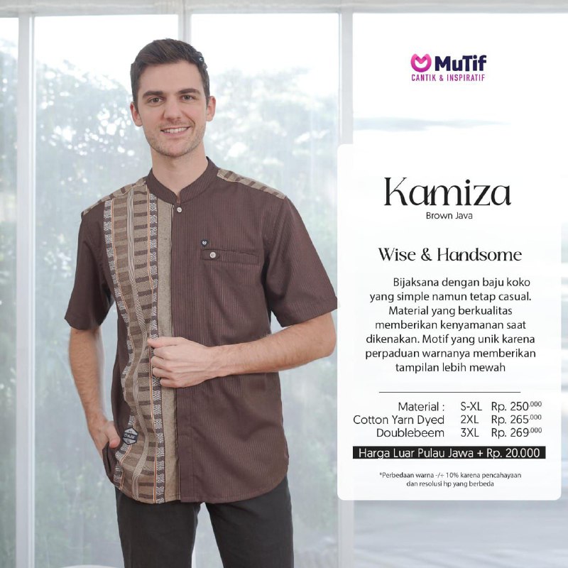 MUTIF KAMIZA BROWN JAVA