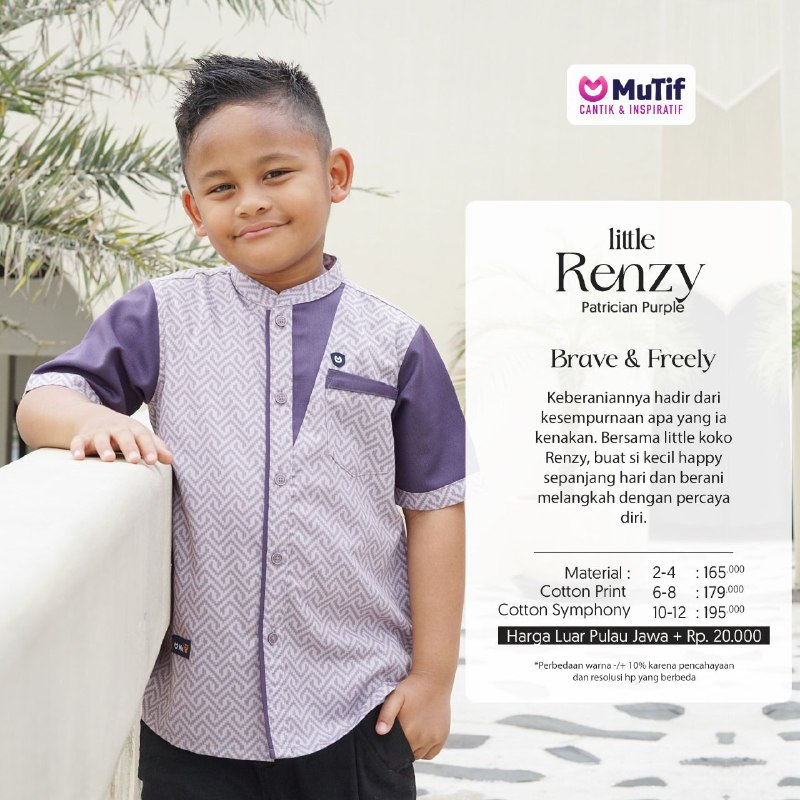 MUTIF LITTLE RENZY PATRICIAN PURPLE