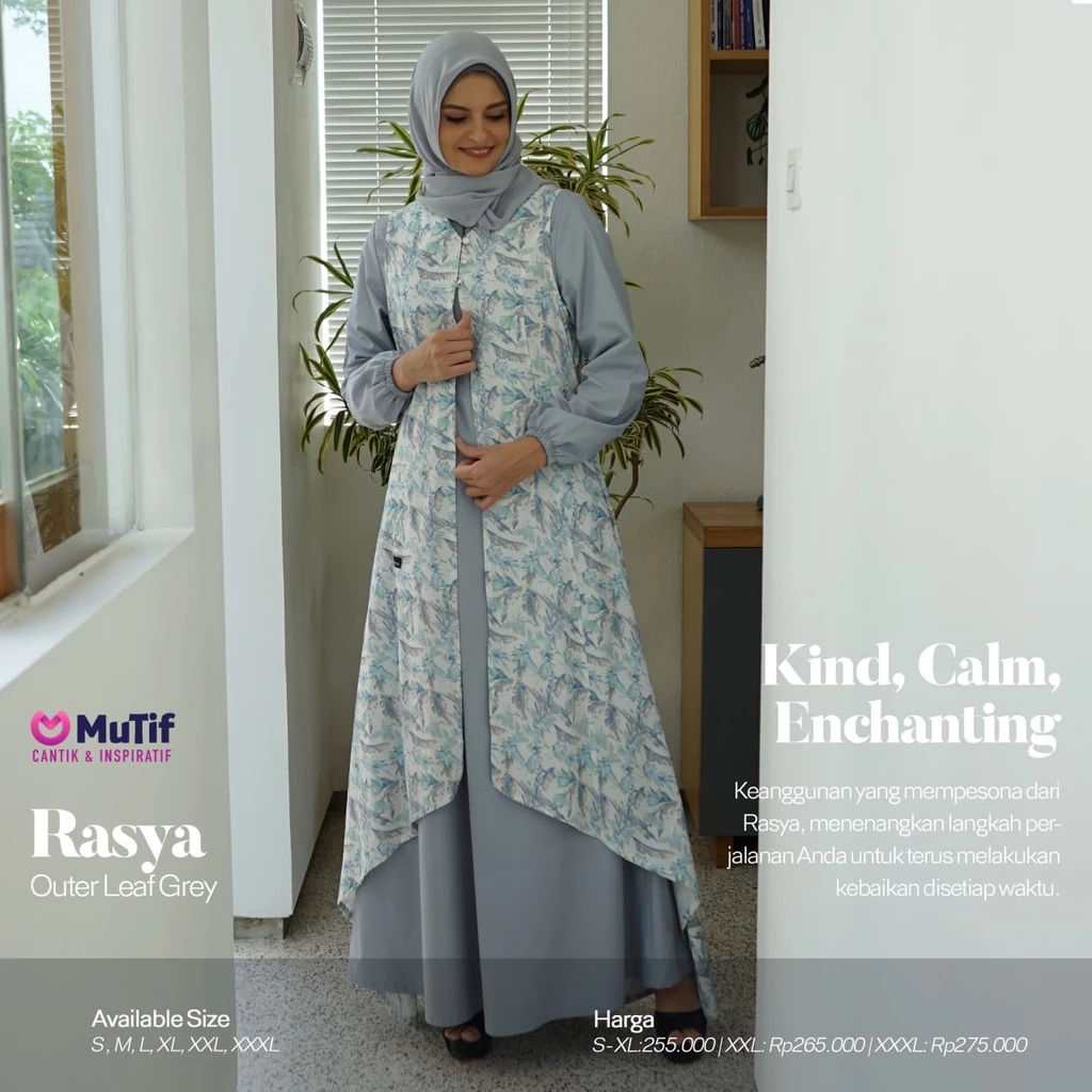 MUTIF RASYA LEAF GREY