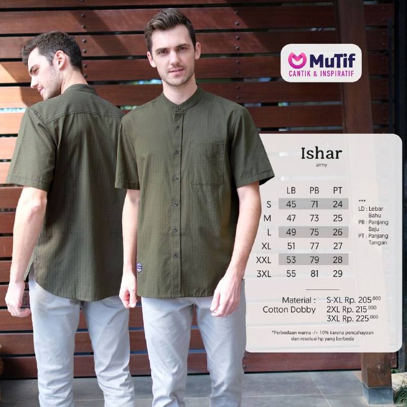 MUTIF ISHAR RIFFLE GREEN