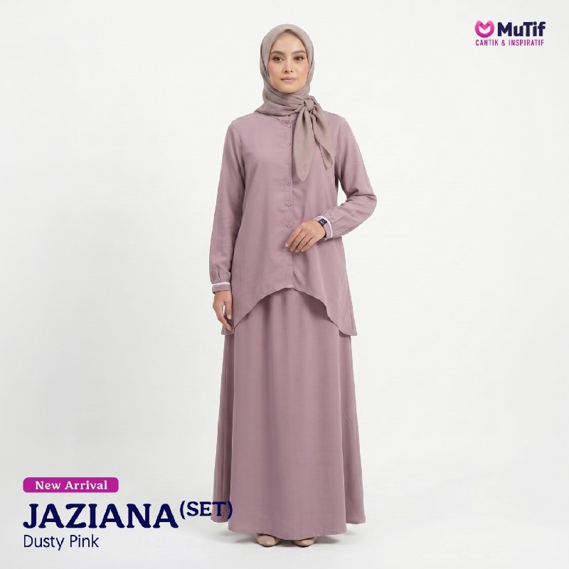 MUTIF JAZIANA DUSTY PINK SET