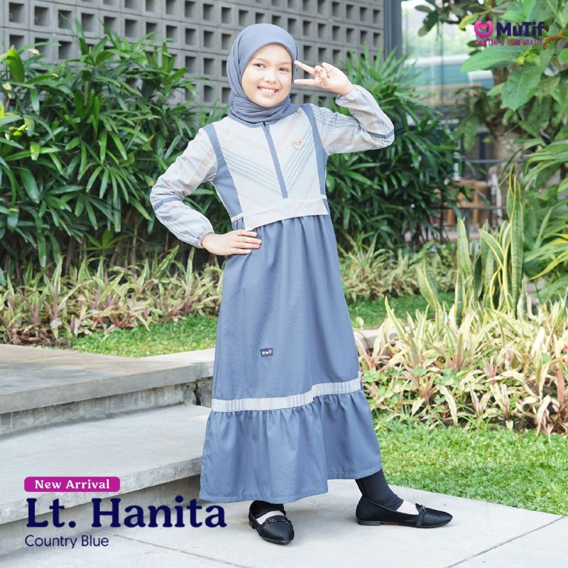 MUTIF LITTLE HANITA COUNTRY BLUE