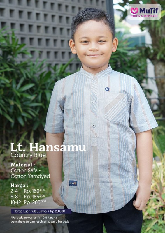 MUTIF LITTLE HANSAMU COUNTRY BLUE