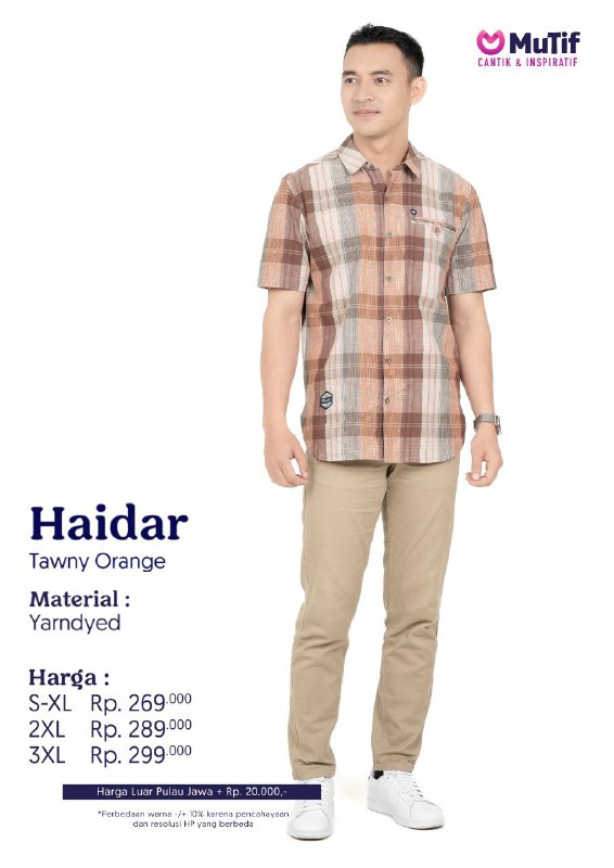 MUTIF HAIDAR TAWNY ORANGE