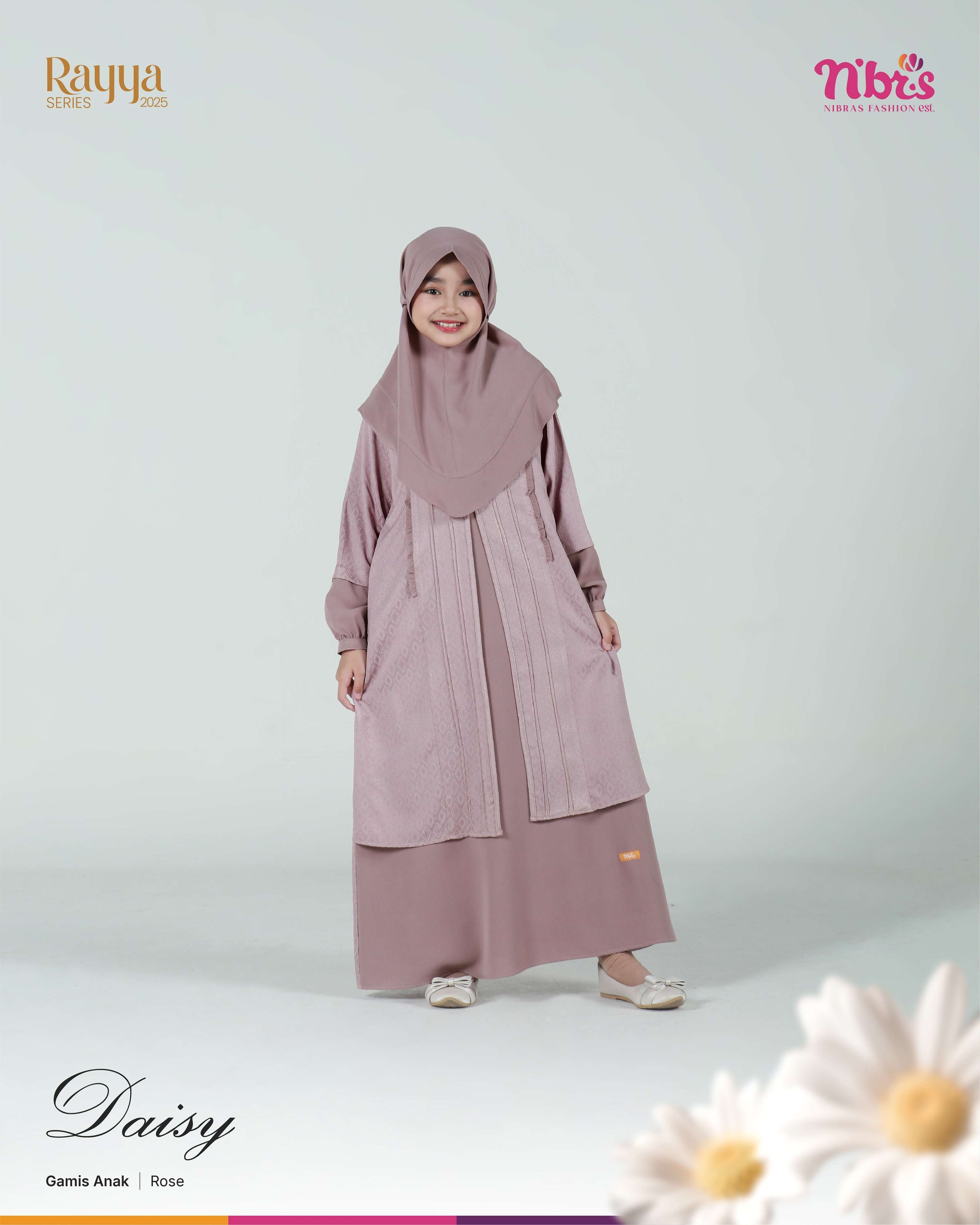 NIBRAS DAISY GAMIS ANAK ROSE