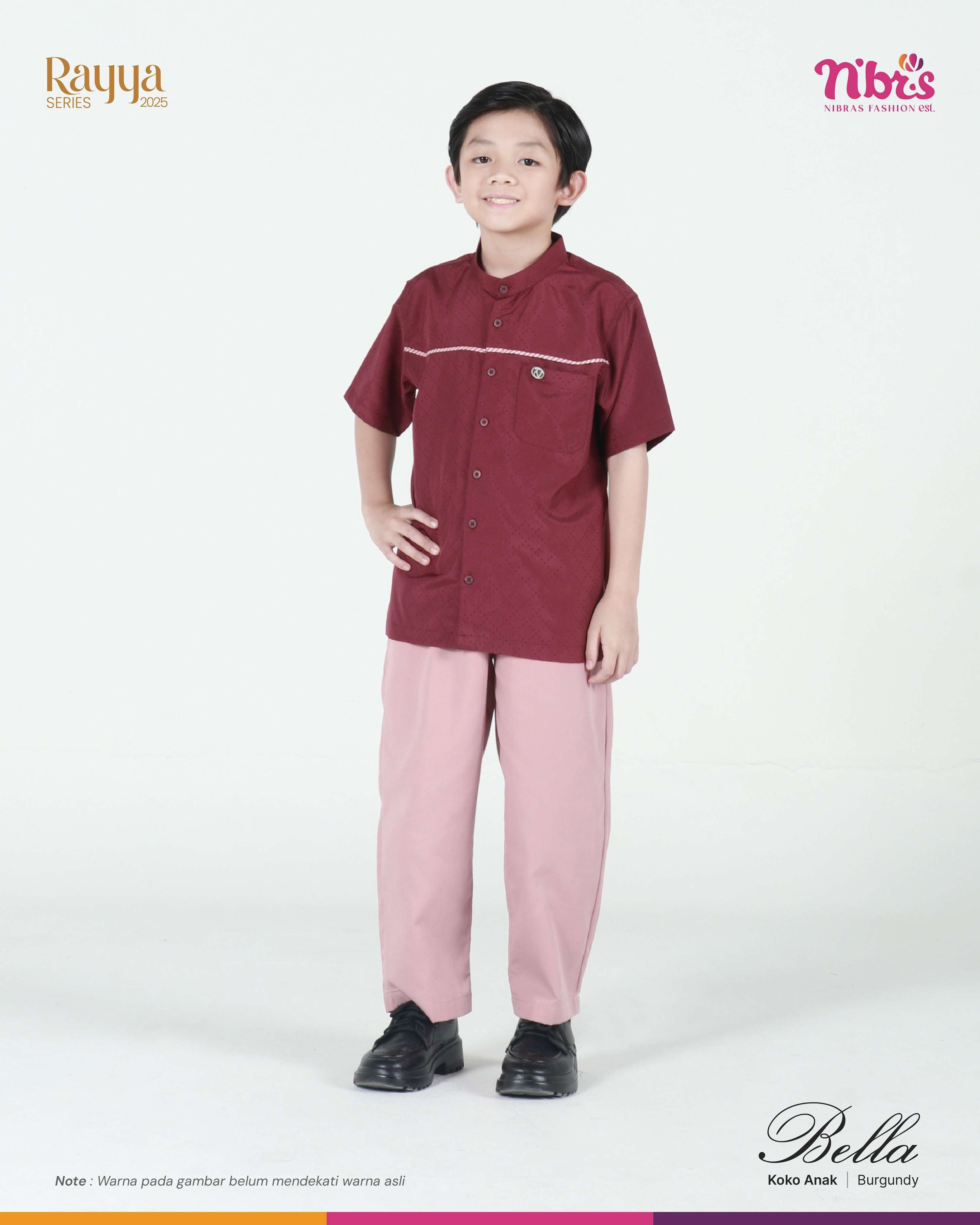 NIBRAS BELLA KOKO ANAK BURGUNDY